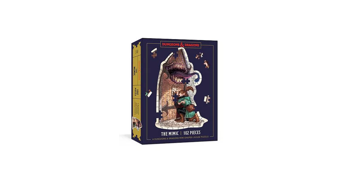 Dungeons & Dragons Mini Shaped Jigsaw Puzzle: The Mimic Edition: 100+ Piece Collectible Puzzle for All Ages | 拾書所