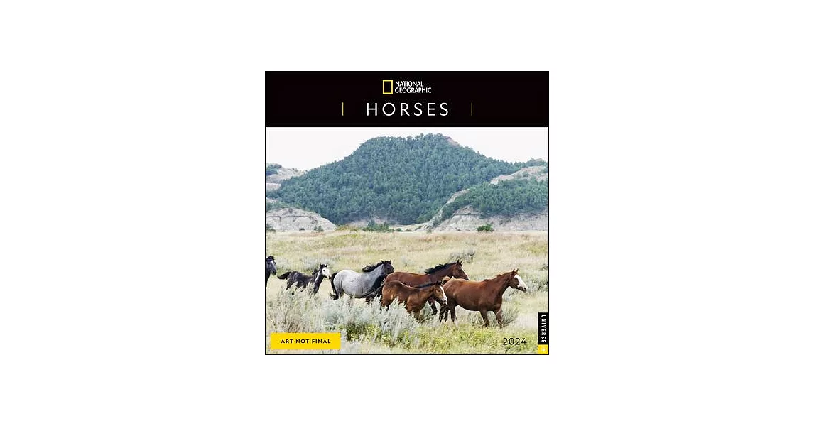 National Geographic: Horses 2024 Wall Calendar | 拾書所