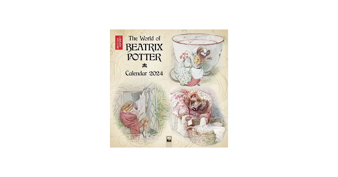 British Library: Beatrix Potter Wall Calendar 2024 (Art Calendar) | 拾書所