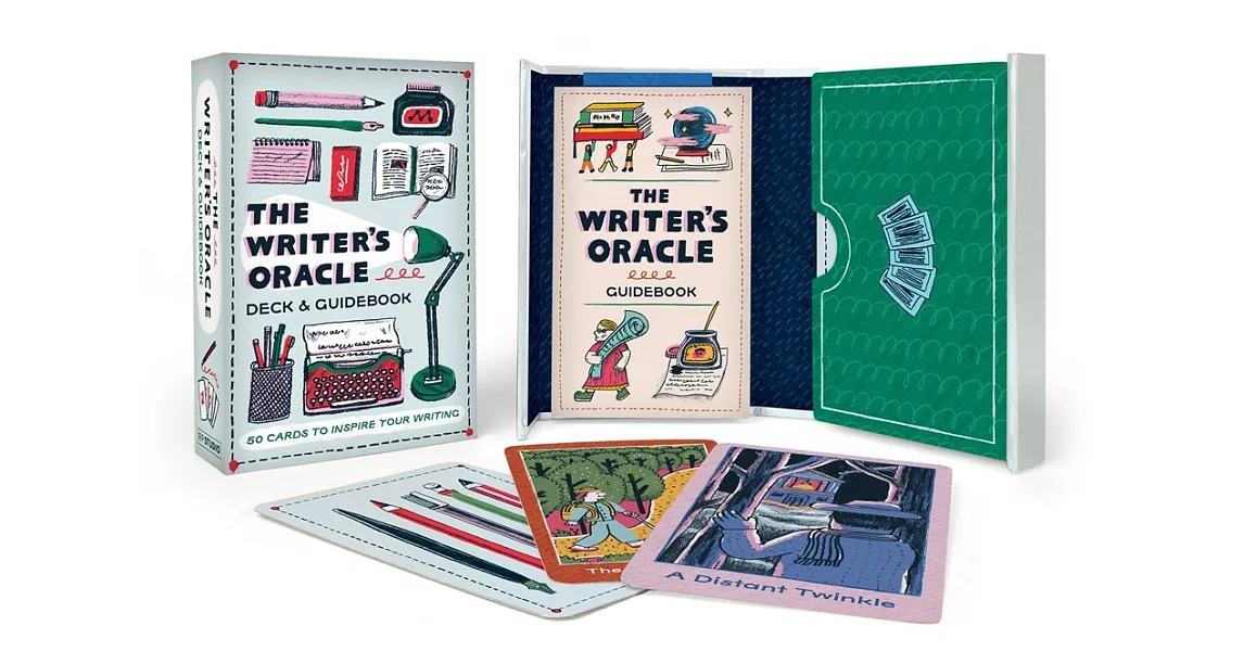 The Writer’s Oracle Deck and Guidebook: 50 Cards to Inspire Your Writing | 拾書所