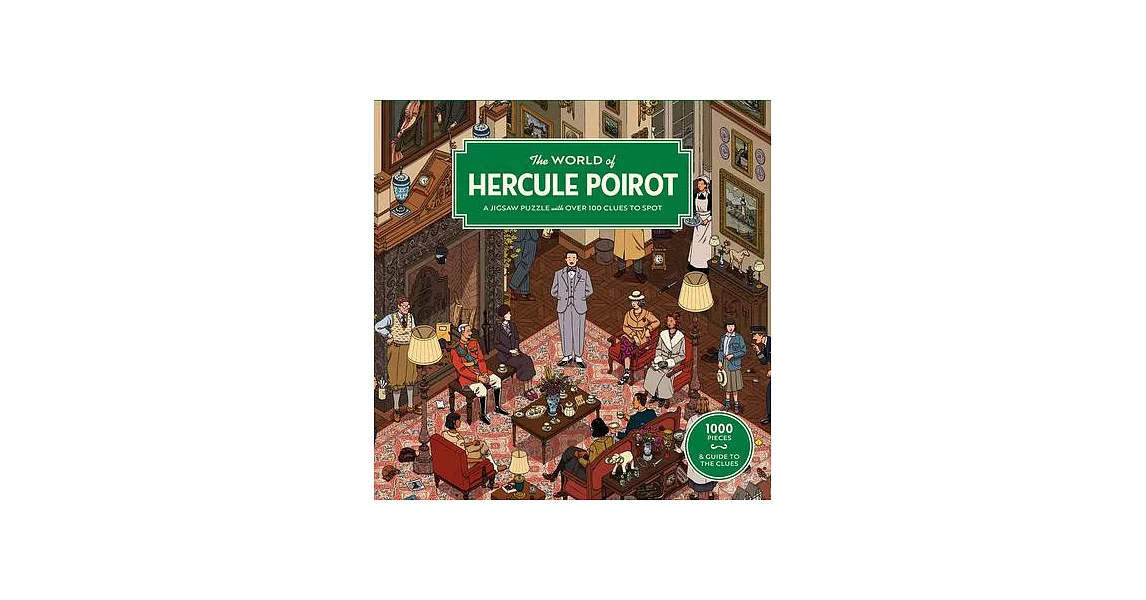 The World of Hercule Poirot: A 1000-Piece Jigsaw Puzzle | 拾書所