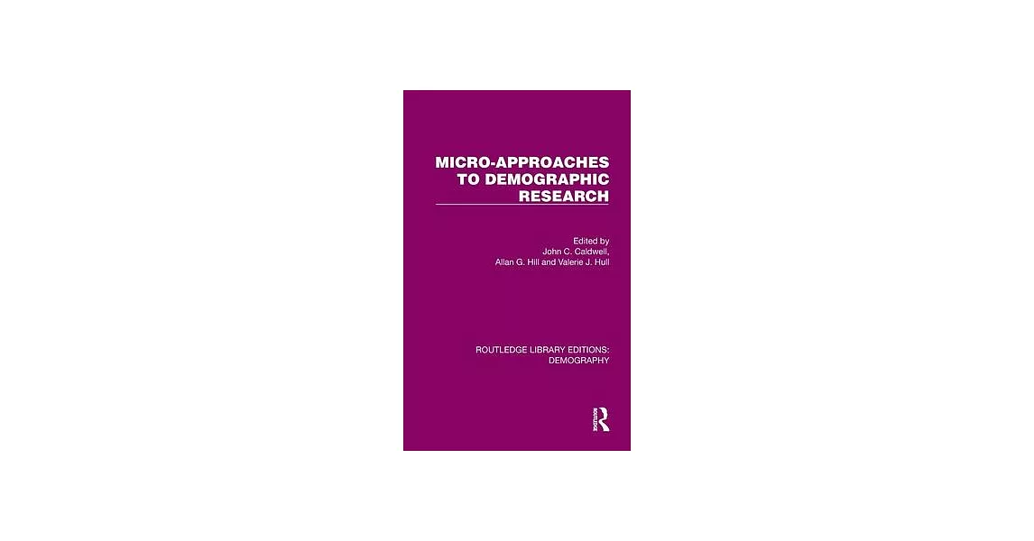 Micro-Approaches to Demographic Research | 拾書所