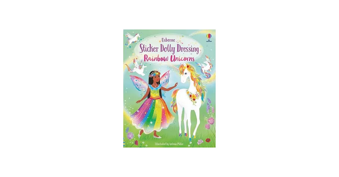 Sticker Dolly Dressing Rainbow Unicorns | 拾書所