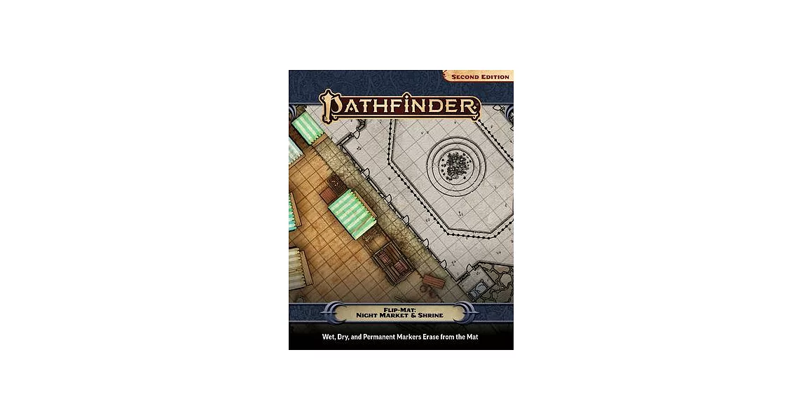 博客來-Pathfinder Flip-Mat: Night Market & Shrine (P2)