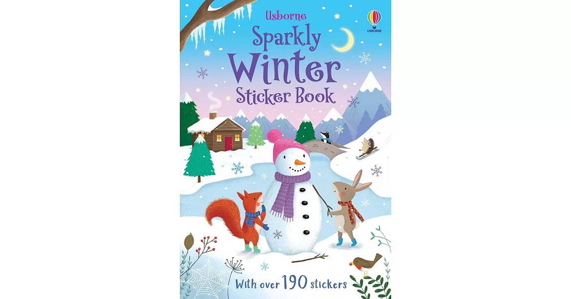 閃亮冬日貼紙書（超過190張貼紙）Sparkly Winter Sticker Book | 拾書所