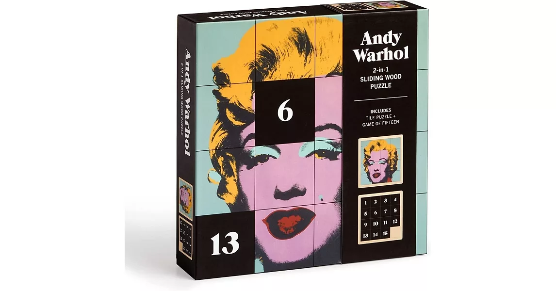 Puz Sliding Wood Andy Warhol Marilyn | 拾書所