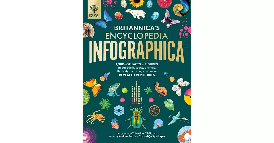 大英百科全書 全彩資訊圖表 Britannica’s Encyclopedia Infographica: 1,000s of Facts & Figures–about Earth, space, animals, the body, technology and more Revealed in Pictures | 拾書所