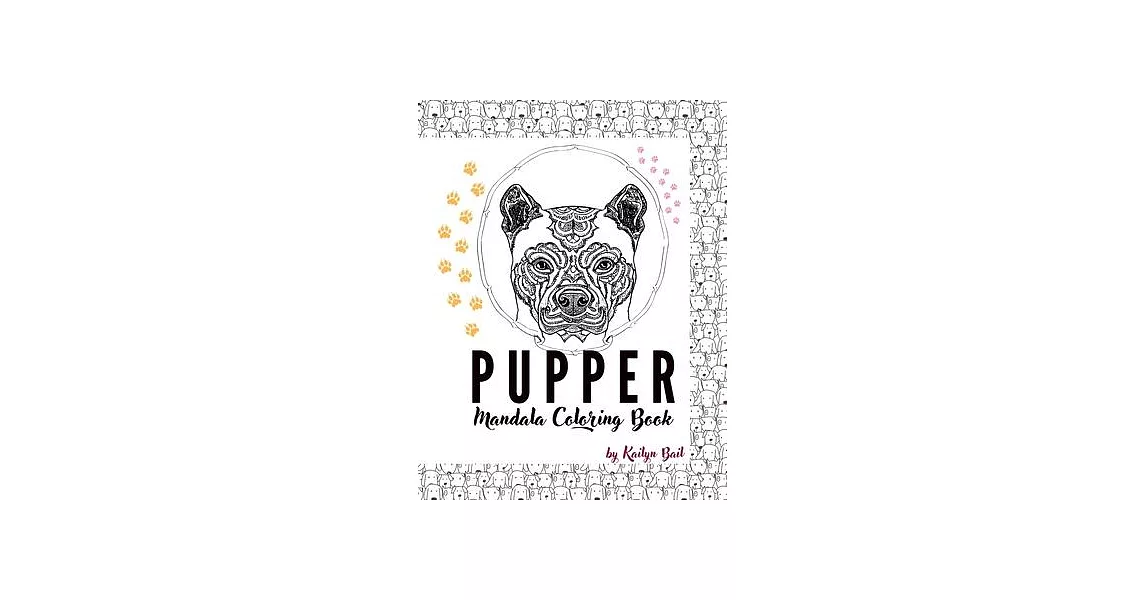 Pupper Mandala Coloring Book | 拾書所