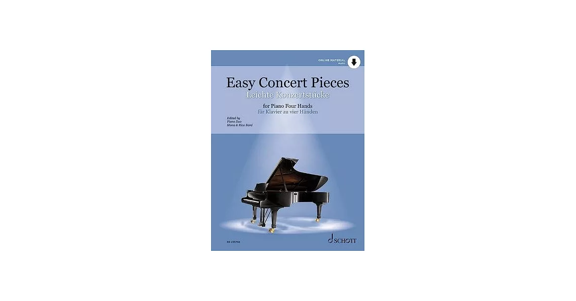 Easy Concert Pieces for Piano Four Hands Play-Along with Online Audio | 拾書所