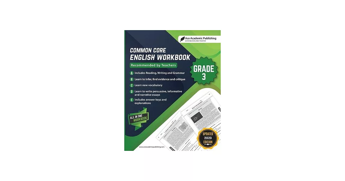 Common Core English Workbook: Grade 3 | 拾書所