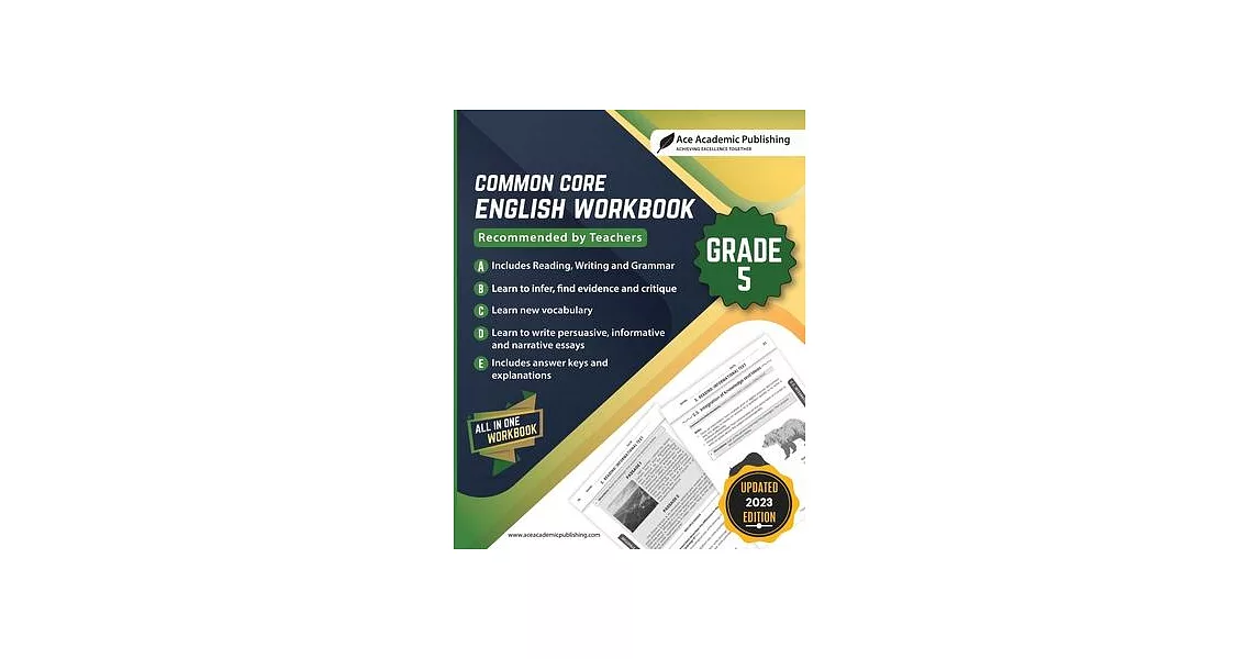 Common Core English Workbook: Grade 5 | 拾書所