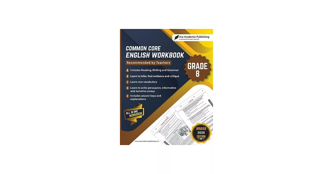 Common Core English Workbook: Grade 8 | 拾書所