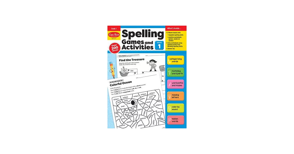 Spelling Games and Activities, Grade 1 Teacher Resource | 拾書所