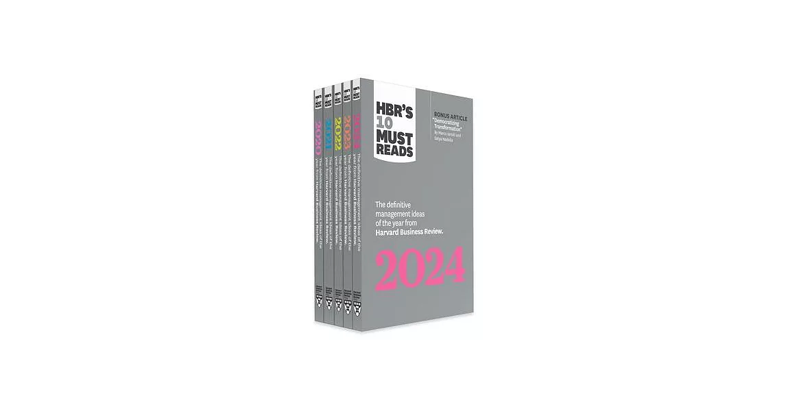 5 Years of Must Reads from Hbr: 2024 Edition (5 Books) | 拾書所