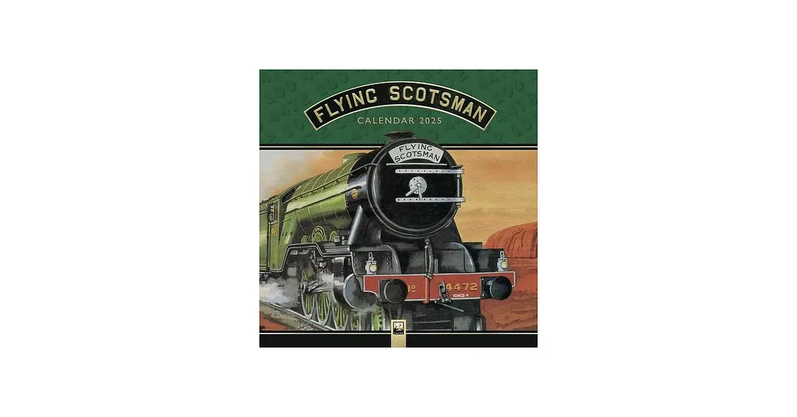 博客來National Railway Museum The Flying Scotsman Wall Calendar 2025