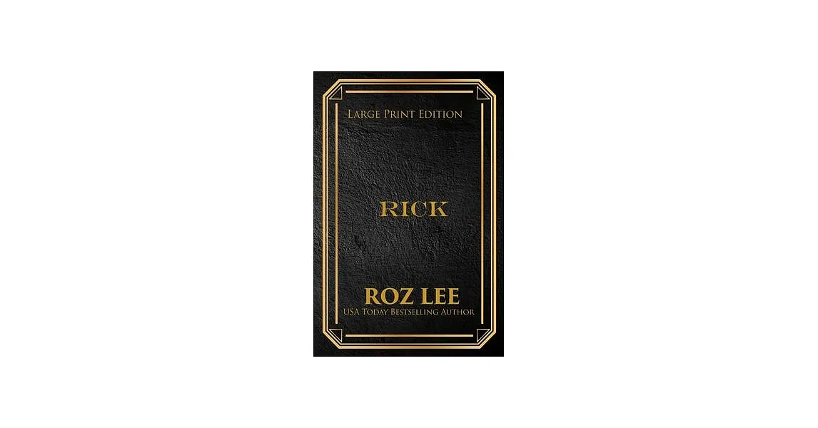 博客來-Rick: Large Print Edition
