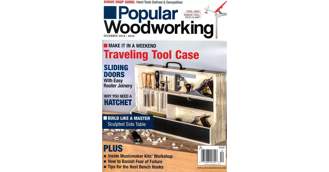 POPULAR WOODWorking 第243期 12月號/2018 | 拾書所