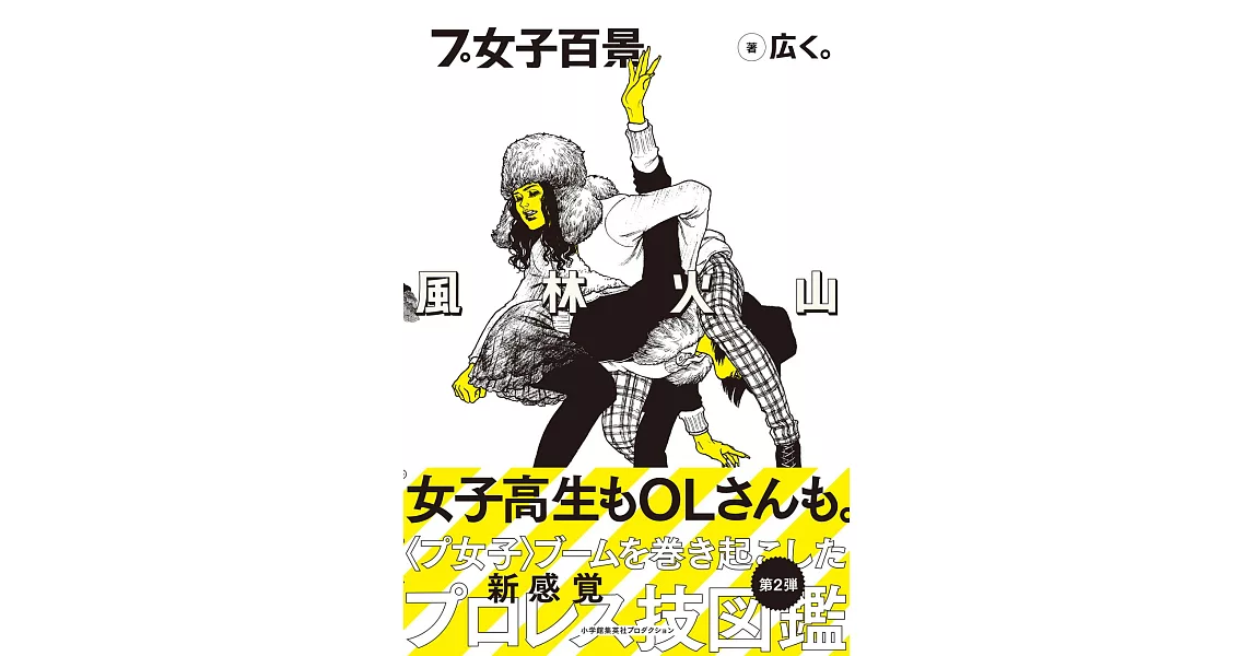 卡漫少女摔角技能姿勢插畫圖鑑手冊：風林火山 | 拾書所