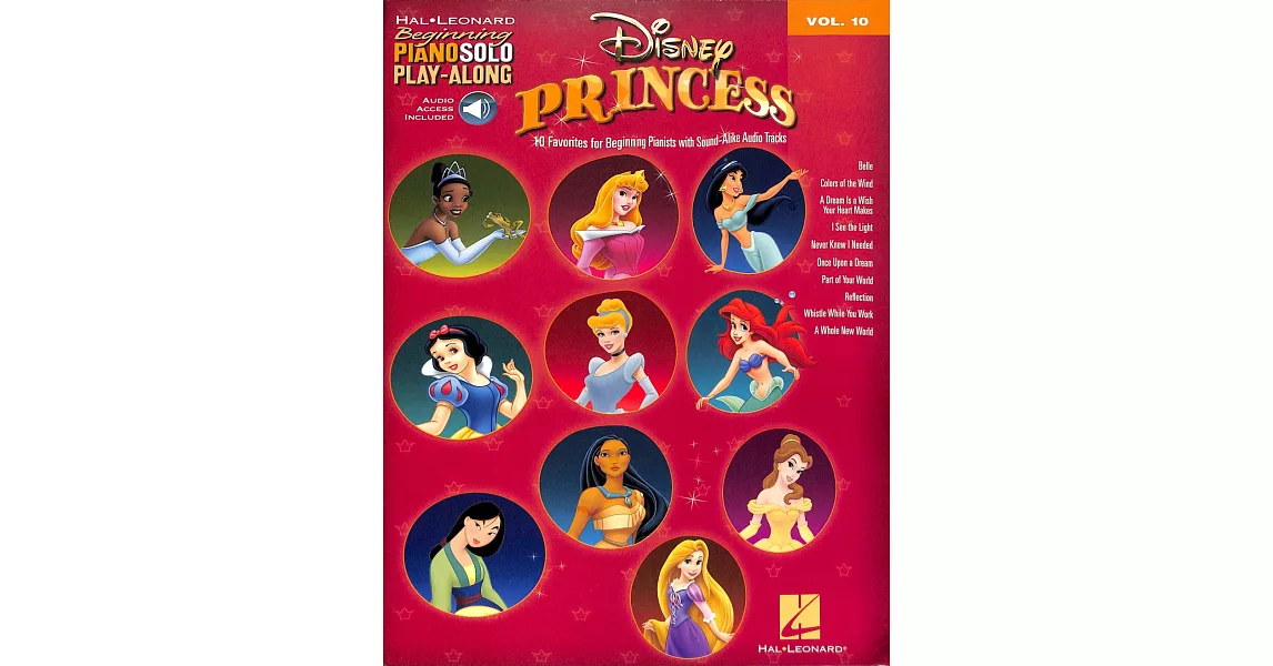 Disney Princess Beginning Piano solo play-along vol.10 | 拾書所