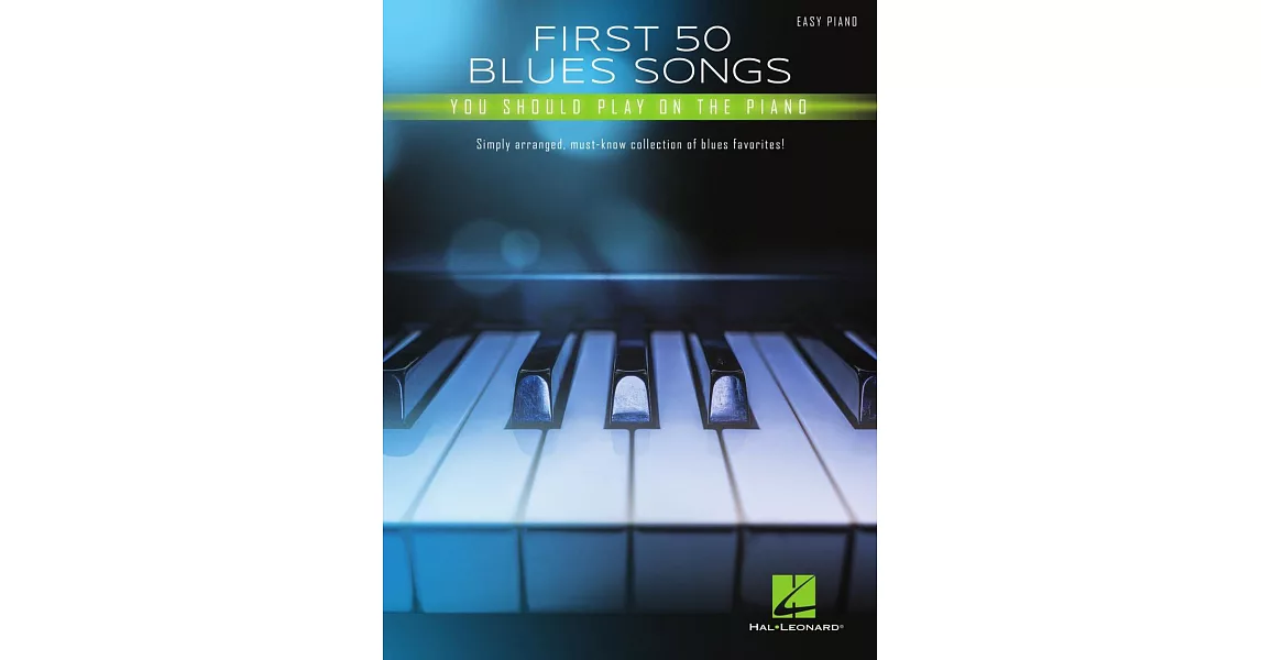 第一本藍調歌曲50選鋼琴譜(初級) | 拾書所