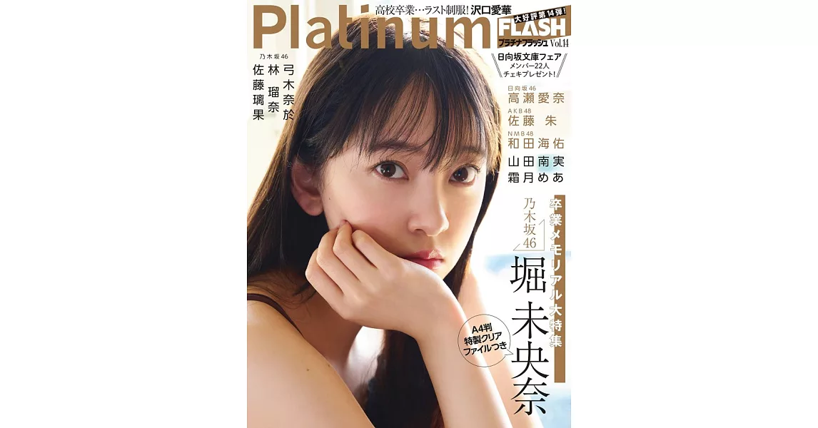 Platinum FLASH女星寫真情報專集 VOL.14：堀未央奈 | 拾書所