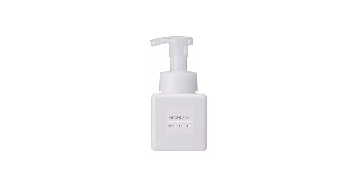 [MUJI 無印良品]PET慕斯瓶/白.250ML
