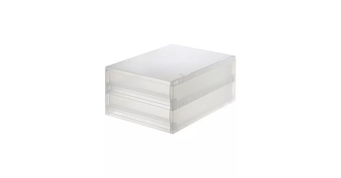 [MUJI 無印良品]PP盒/薄型/2段(正反疊)