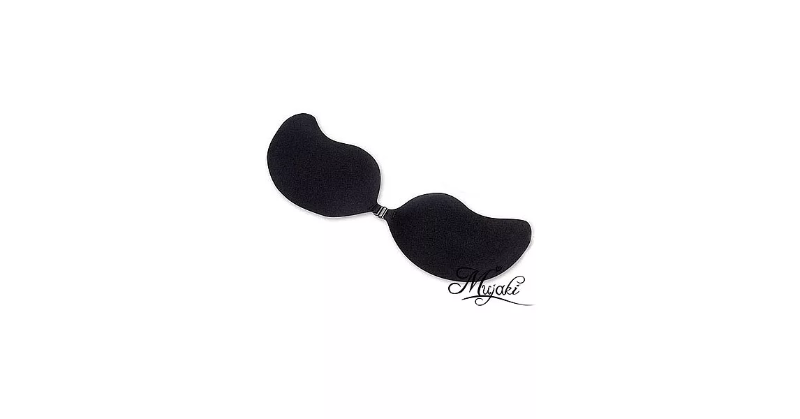 【Mujaki】V BRA 鯨魚胸貼隱形胸罩S黑色