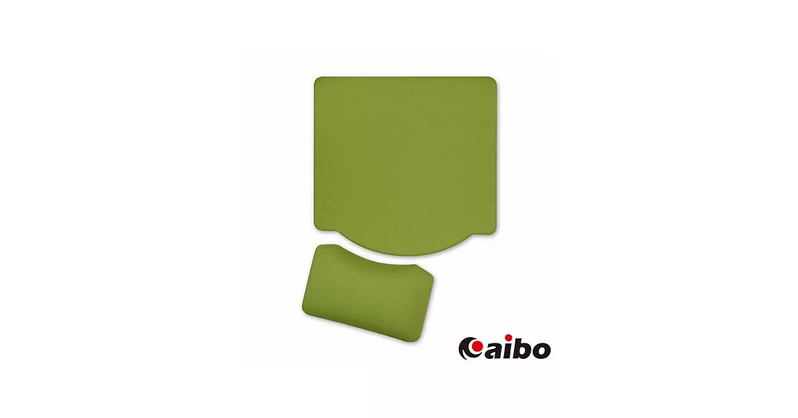 aibo MA-25 分離式矽膠護腕鼠墊 綠色