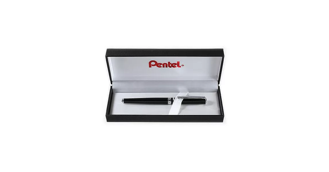 【Pentel】K611A高級不鏽鋼鋼珠筆深穩黑