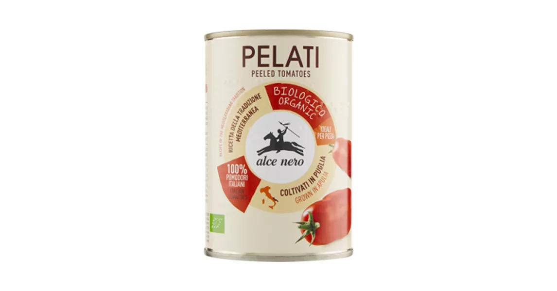 【Alce Nero有機尼諾】有機去皮蕃茄粒(400g)