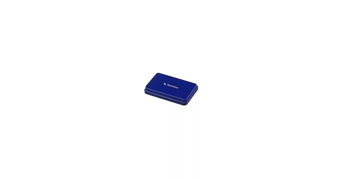 【Shachihata】顏料系油性印台 大型 HGN-3 藍色 (盤面 106 X 67 mm)