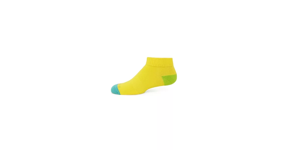 【 PULO 】活力高彩氣墊運動襪-亮黃-L