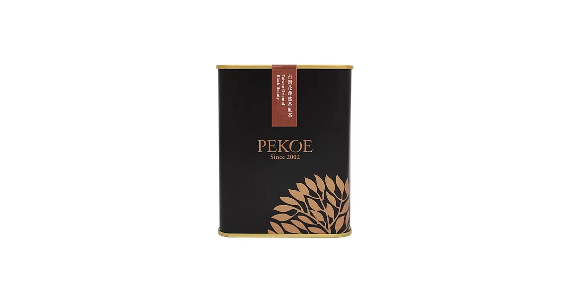 PEKOE精選—台灣蜜香紅茶，50g（金屬罐．黑）
