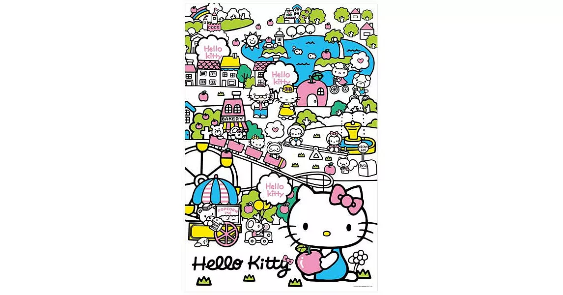 Hello Kitty城市遊樂園拼圖1000片