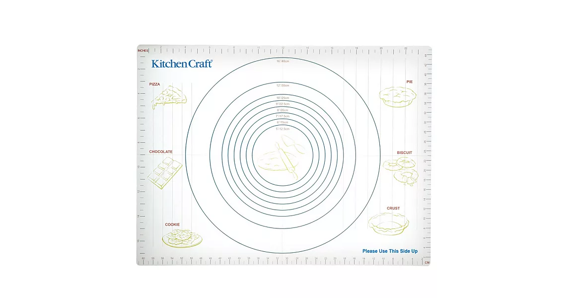 《KitchenCraft》測量揉麵板(62x 46)