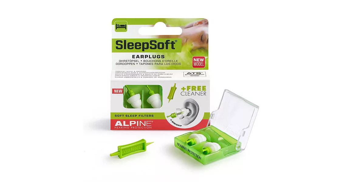 2019新款【附Alpine官方保證卡！】荷蘭NO.1 Sleepsoft 頂級睡眠專用耳塞