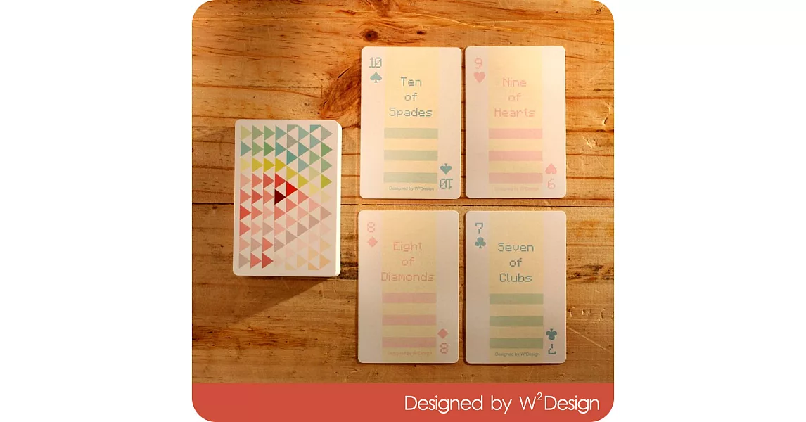 [W2Design] 棉花糖森林撲克牌便條卡 (附盒)棉花糖森林