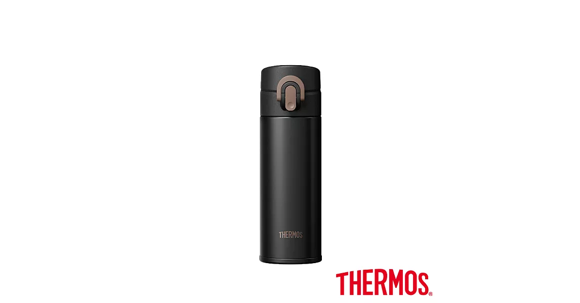 【THERMOS 膳魔師】超輕量 不鏽鋼真空保溫瓶 0.3L(JNI-301-MTBK)MTBK(黑色)