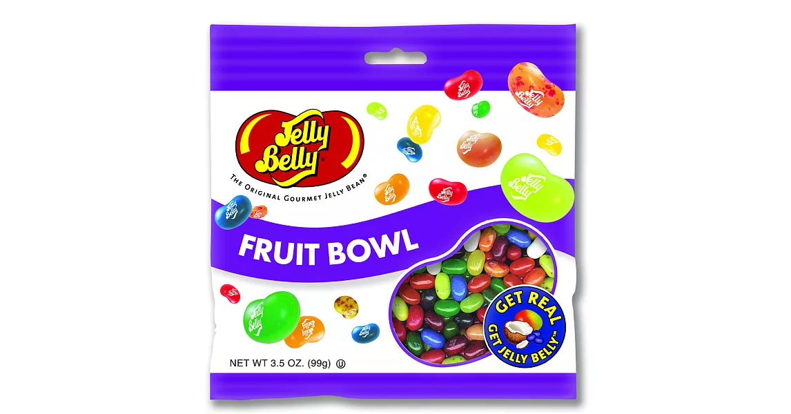 美國【Jelly Belly】吉力貝糖豆-水果盤口味