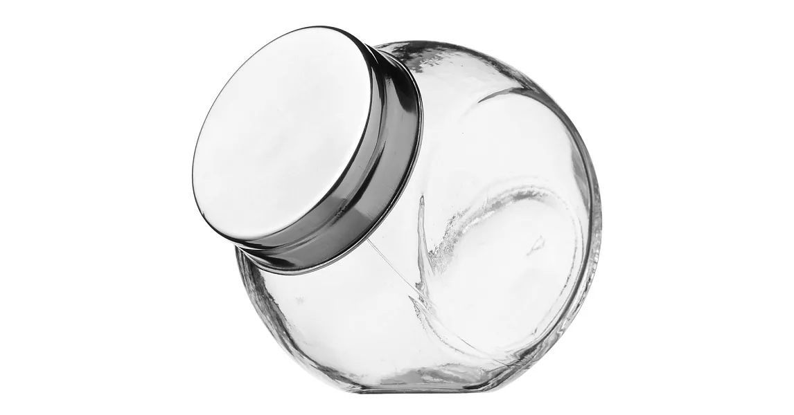 《KitchenCraft》斜式玻璃密封罐(180ml)