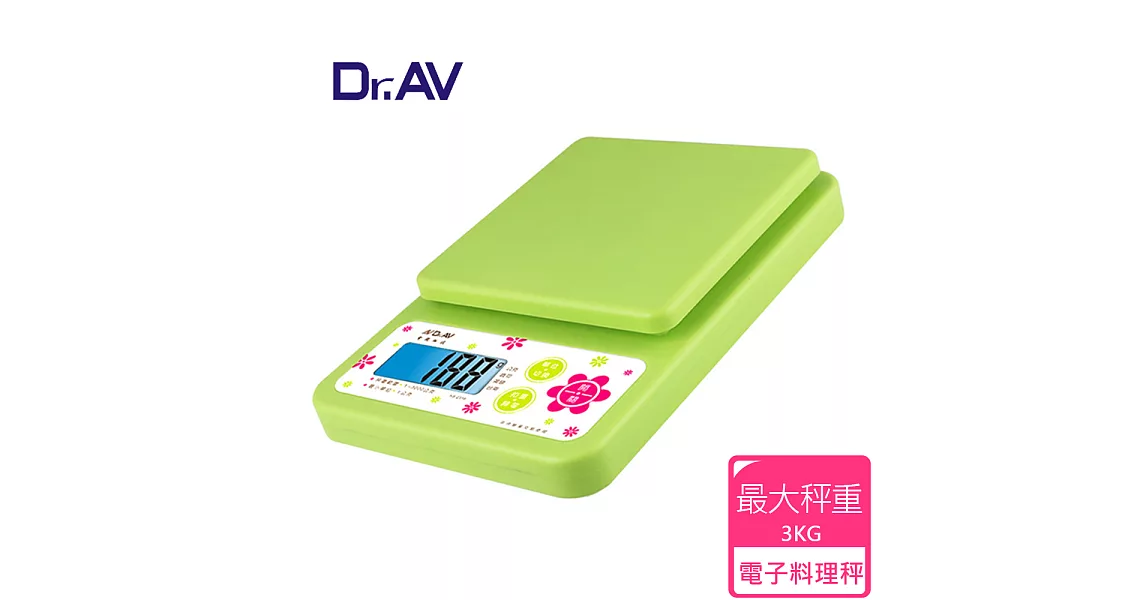 【Dr.AV】專業級超耐用 電子秤(KS-2316)