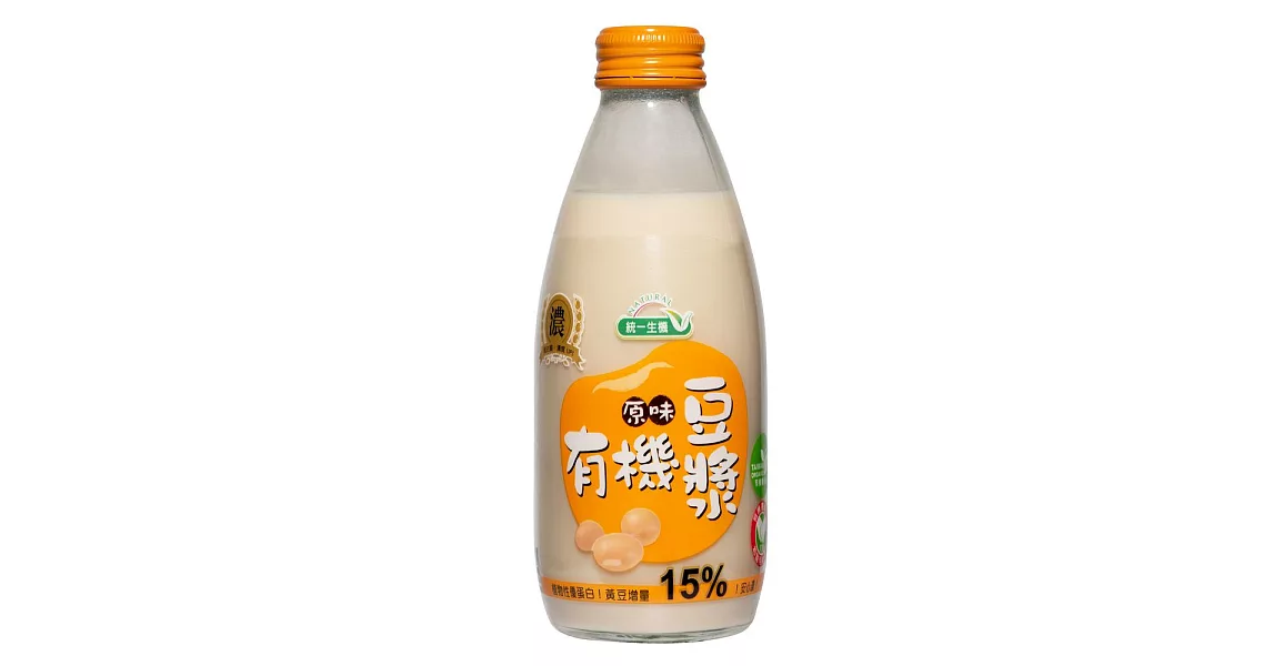 【統一生機】有機原味豆漿(箱)/ 245ml*24瓶