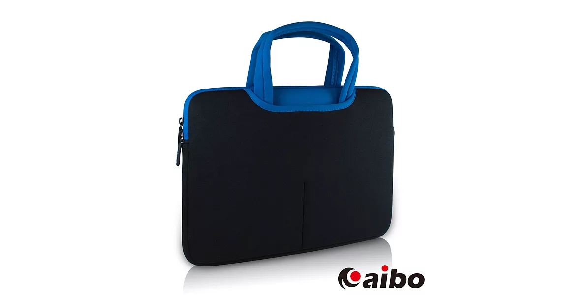 aibo 13吋平板/筆電適用 雙色防震保護提袋(PAB04)黑藍