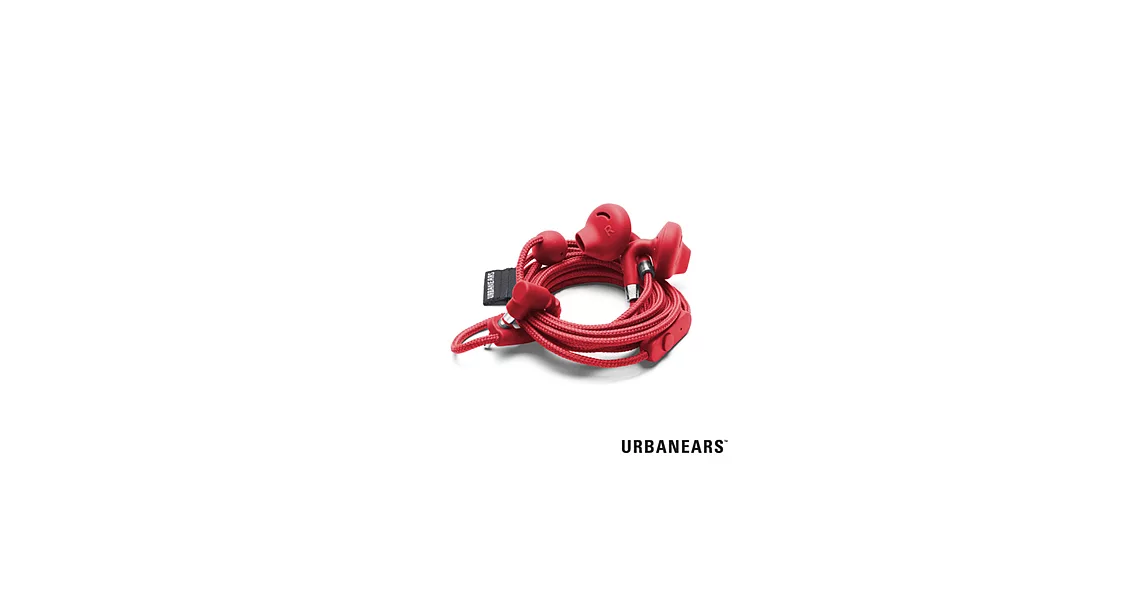Urbanears 瑞典設計 Sumpan系列耳塞式耳機蕃茄紅