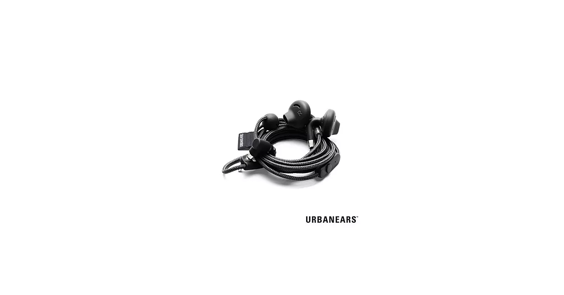 Urbanears 瑞典設計 Sumpan系列耳塞式耳機精簡黑