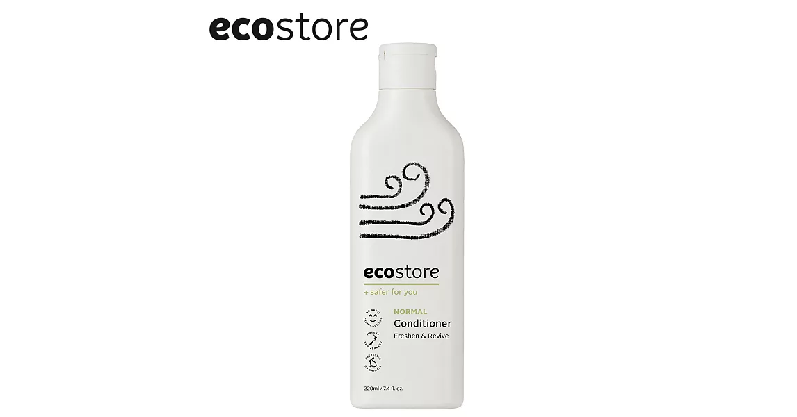 【ecostore】純淨潤髮乳-220ml/一般中性
