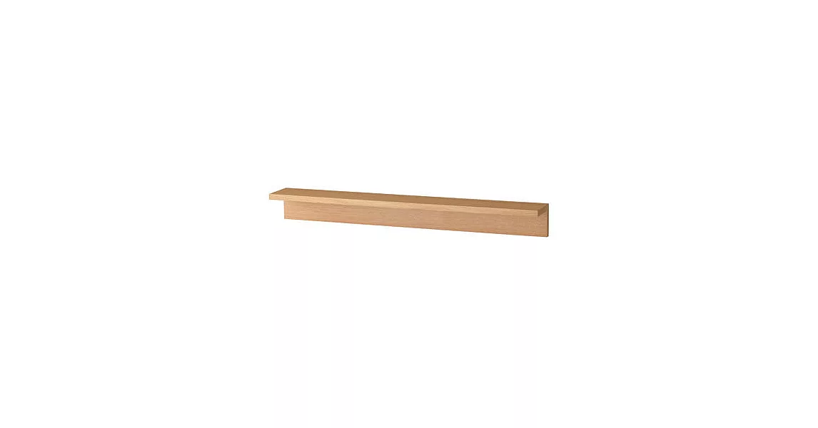 [MUJI無印良品]壁掛家具/L型棚板88cm/橡木