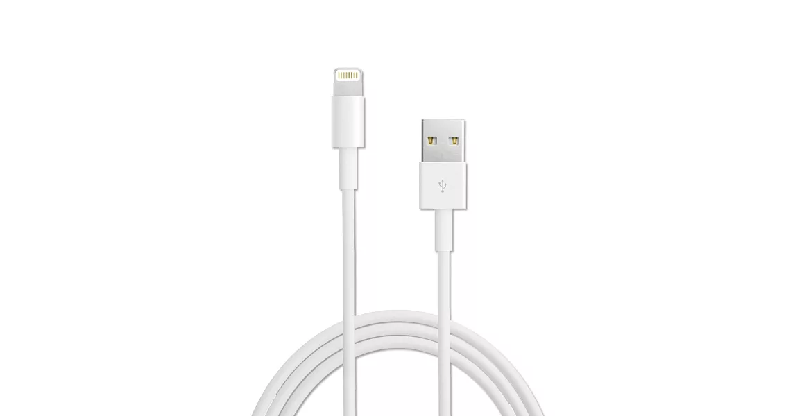 Apple Lightning 8pin USB充電傳輸線(2M)-平行輸入白色