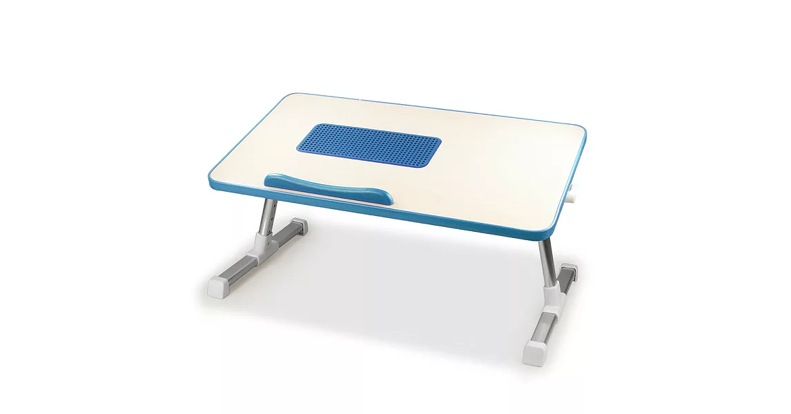 可傾斜 多功能折疊NB電腦散熱桌(LY-NB25)藍色